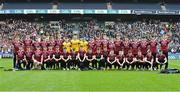 17 March 2023; The Omagh CBS squad before the Masita GAA Post Primary Schools Hogan Cup Final match between Summerhill College Sligo and Omagh CBS at Croke Park in Dublin. Photo by Stephen Marken/Sportsfile