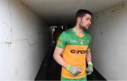19 March 2023; Stephen McMenamin of Donegal makes his way out of the tunnel for the second half of the Allianz Football League Division 1 match between Donegal and Mayo at MacCumhaill Park in Ballybofey, Donegal. Photo by Ramsey Cardy/Sportsfile