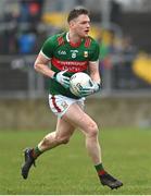 19 March 2023; Matthew Ruane of Mayo during the Allianz Football League Division 1 match between Donegal and Mayo at MacCumhaill Park in Ballybofey, Donegal. Photo by Ramsey Cardy/Sportsfile