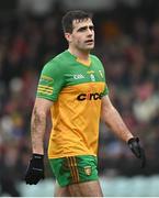 19 March 2023; Caolan McGonagle of Donegal during the Allianz Football League Division 1 match between Donegal and Mayo at MacCumhaill Park in Ballybofey, Donegal. Photo by Ramsey Cardy/Sportsfile