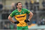 19 March 2023; Hugh McFadden of Donegal during the Allianz Football League Division 1 match between Donegal and Mayo at MacCumhaill Park in Ballybofey, Donegal. Photo by Ramsey Cardy/Sportsfile