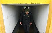 19 March 2023; Mayo selector Liam McHale makes his way out of the tunnel for the second half of the Allianz Football League Division 1 match between Donegal and Mayo at MacCumhaill Park in Ballybofey, Donegal. Photo by Ramsey Cardy/Sportsfile