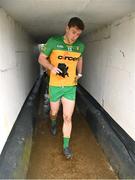 19 March 2023; Hugh McFadden of Donegal makes his way out of the tunnel for the second half of the Allianz Football League Division 1 match between Donegal and Mayo at MacCumhaill Park in Ballybofey, Donegal. Photo by Ramsey Cardy/Sportsfile