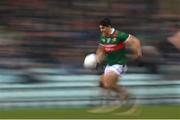 19 March 2023; Tommy Conroy of Mayo during the Allianz Football League Division 1 match between Donegal and Mayo at MacCumhaill Park in Ballybofey, Donegal. Photo by Ramsey Cardy/Sportsfile