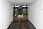 19 March 2023; Player of the match Aidan O'Shea of Mayo makes his way back to the dressing room after his side's victory in the Allianz Football League Division 1 match between Donegal and Mayo at MacCumhaill Park in Ballybofey, Donegal. Photo by Ramsey Cardy/Sportsfile