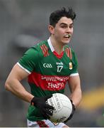 19 March 2023; Tommy Conroy of Mayo during the Allianz Football League Division 1 match between Donegal and Mayo at MacCumhaill Park in Ballybofey, Donegal. Photo by Ramsey Cardy/Sportsfile