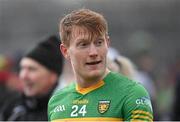 19 March 2023; Kane Barrett of Donegal during the Allianz Football League Division 1 match between Donegal and Mayo at MacCumhaill Park in Ballybofey, Donegal. Photo by Ramsey Cardy/Sportsfile
