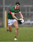 19 March 2023; Tommy Conroy of Mayo during the Allianz Football League Division 1 match between Donegal and Mayo at MacCumhaill Park in Ballybofey, Donegal. Photo by Ramsey Cardy/Sportsfile