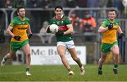 19 March 2023; Tommy Conroy of Mayo during the Allianz Football League Division 1 match between Donegal and Mayo at MacCumhaill Park in Ballybofey, Donegal. Photo by Ramsey Cardy/Sportsfile