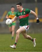 19 March 2023; Conor Loftus of Mayo during the Allianz Football League Division 1 match between Donegal and Mayo at MacCumhaill Park in Ballybofey, Donegal. Photo by Ramsey Cardy/Sportsfile