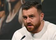 20 March 2023; Thomas Carty during a media conference, held at the Mansion House in Dublin, who will be fighting on the undercard of the undisputed super lightweight championship fight between Katie Taylor and Chantelle Cameron, on May 20th at 3Arena in Dublin. Photo by David Fitzgerald/Sportsfile