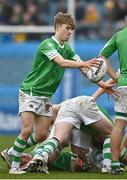 17 March 2023; Tom Brophy of Gonzaga College during the Bank of Ireland Leinster Schools Senior Cup Final match between Gonzaga College and Blackrock Collegee at RDS Arena in Dublin. Photo by Sam Barnes/Sportsfile