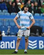 17 March 2023; Conor Tonge of Blackrock College  during the Bank of Ireland Leinster Schools Senior Cup Final match between Gonzaga College and Blackrock Collegee at RDS Arena in Dublin. Photo by Sam Barnes/Sportsfile