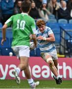 17 March 2023; Mikey Yarr of Blackrock College  during the Bank of Ireland Leinster Schools Senior Cup Final match between Gonzaga College and Blackrock Collegee at RDS Arena in Dublin. Photo by Sam Barnes/Sportsfile