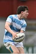 17 March 2023; Conor O'Shaughnessy of Blackrock College, left, during the Bank of Ireland Leinster Schools Senior Cup Final match between Gonzaga College and Blackrock Collegee at RDS Arena in Dublin. Photo by Sam Barnes/Sportsfile