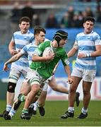 17 March 2023; Charlie Kennedy of Gonzaga College during the Bank of Ireland Leinster Schools Senior Cup Final match between Gonzaga College and Blackrock Collegee at RDS Arena in Dublin. Photo by Sam Barnes/Sportsfile