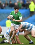 17 March 2023; Aidan O'Flanagan of Gonzaga College during the Bank of Ireland Leinster Schools Senior Cup Final match between Gonzaga College and Blackrock Collegee at RDS Arena in Dublin. Photo by Sam Barnes/Sportsfile