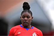 18 March 2023; Ruvimbo Mucherera of Shelbourne during the SSE Airtricity Women's Premier Division match between Shelbourne and Shamrock Rovers at Tolka Park in Dublin. Photo by Tyler Miller/Sportsfile