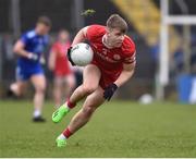 19 March 2023; Cormac Quinn of Tyrone during the Allianz Football League Division 1 match between Monaghan and Tyrone at St Tiernach's Park in Clones, Monaghan. Photo by Daire Brennan/Sportsfile
