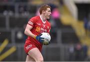 19 March 2023; Peter Harte of Tyrone during the Allianz Football League Division 1 match between Monaghan and Tyrone at St Tiernach's Park in Clones, Monaghan. Photo by Daire Brennan/Sportsfile