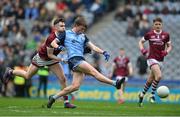 17 March 2023; Ronan Niland of Summerhill College in action against Lorcan McCullagh of Omagh CBS during the Masita GAA Post Primary Schools Hogan Cup Final match between Summerhill College Sligo and Omagh CBS at Croke Park in Dublin. Photo by Stephen Marken/Sportsfile