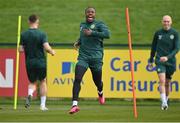 21 March 2023; Michael Obafemi during a Republic of Ireland training session at the FAI National Training Centre in Abbotstown, Dublin. Photo by Stephen McCarthy/Sportsfile