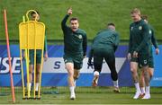 21 March 2023; Seamus Coleman during a Republic of Ireland training session at the FAI National Training Centre in Abbotstown, Dublin. Photo by Stephen McCarthy/Sportsfile