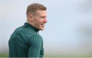 21 March 2023; James McClean during a Republic of Ireland training session at the FAI National Training Centre in Abbotstown, Dublin. Photo by Stephen McCarthy/Sportsfile