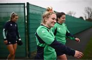 21 March 2023; Neve Jones during Ireland women's squad training at the IRFU High Performance Centre at the Sport Ireland Campus in Dublin. Photo by Ramsey Cardy/Sportsfile