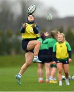 21 March 2023; Natasja Behan during Ireland women's squad training at the IRFU High Performance Centre at the Sport Ireland Campus in Dublin. Photo by Ramsey Cardy/Sportsfile