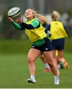 21 March 2023; Aoife Dalton during Ireland women's squad training at the IRFU High Performance Centre at the Sport Ireland Campus in Dublin. Photo by Ramsey Cardy/Sportsfile