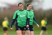 21 March 2023; Ella Roberts during Ireland women's squad training at the IRFU High Performance Centre at the Sport Ireland Campus in Dublin. Photo by Ramsey Cardy/Sportsfile