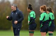 21 March 2023; Head Coach Greg McWilliams during Ireland women's squad training at the IRFU High Performance Centre at the Sport Ireland Campus in Dublin. Photo by Ramsey Cardy/Sportsfile
