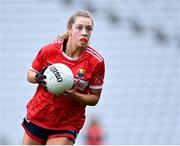 17 March 2023; Rachel Leahy of Cork during the Lidl Ladies National Football League Division 1 match between Cork and Kerry at Páirc Uí Chaoimh in Cork. Photo by Piaras Ó Mídheach/Sportsfile