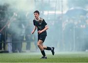 15 March 2023; Aironas Kantauskas of Holy Rosary College during the FAI Schools Dr Tony O'Neill Senior National Cup Final match between Holy Rosary College Mountbellew and Wexford CBS at AUL Complex in Clonshaugh, Dublin. Photo by Piaras Ó Mídheach/Sportsfile