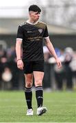 15 March 2023; Ciaran Mulhern of Holy Rosary College after his side's defeat in the FAI Schools Dr Tony O'Neill Senior National Cup Final match between Holy Rosary College Mountbellew and Wexford CBS at AUL Complex in Clonshaugh, Dublin. Photo by Piaras Ó Mídheach/Sportsfile