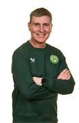 19 March 2023; Manager Stephen Kenny poses for a portrait during a Republic of Ireland squad portrait session at Castleknock Hotel in Dublin. Photo by Harry Murphy/Sportsfile