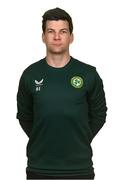 19 March 2023; Nutritionist Brendan Egan poses for a portrait during a Republic of Ireland squad portrait session at Castleknock Hotel in Dublin. Photo by Stephen McCarthy/Sportsfile