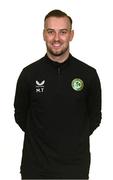19 March 2023; Matthew Turnbull, FAI multimedia executive, poses for a portrait during a Republic of Ireland squad portrait session at Castleknock Hotel in Dublin. Photo by Stephen McCarthy/Sportsfile
