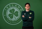 19 March 2023; Coach Keith Andrews poses for a portrait during a Republic of Ireland squad portrait session at Castleknock Hotel in Dublin. Photo by Stephen McCarthy/Sportsfile