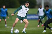 21 March 2023; Jamie McGrath during a Republic of Ireland training session at the FAI National Training Centre in Abbotstown, Dublin. Photo by Stephen McCarthy/Sportsfile