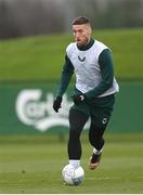 21 March 2023; Matt Doherty during a Republic of Ireland training session at the FAI National Training Centre in Abbotstown, Dublin. Photo by Stephen McCarthy/Sportsfile