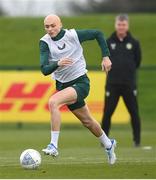 21 March 2023; Will Smallbone during a Republic of Ireland training session at the FAI National Training Centre in Abbotstown, Dublin. Photo by Stephen McCarthy/Sportsfile