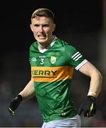 18 March 2023; Jason Foley of Kerry during the Allianz Football League Division 1 match between Kerry and Roscommon at Austin Stack Park in Tralee, Kerry. Photo by Piaras Ó Mídheach/Sportsfile