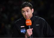 18 March 2023; Gary Brennan of TG4 at the Allianz Football League Division 1 match between Kerry and Roscommon at Austin Stack Park in Tralee, Kerry. Photo by Piaras Ó Mídheach/Sportsfile