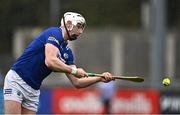 19 March 2023; Ryan Mullaney of Laois during the Allianz Hurling League Division 1 Group B match between Dublin and Laois at Parnell Park in Dublin. Photo by Sam Barnes/Sportsfile