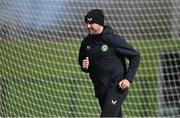 21 March 2023; Coach John O'Shea during a Republic of Ireland training session at the FAI National Training Centre in Abbotstown, Dublin. Photo by Stephen McCarthy/Sportsfile