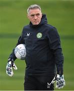 21 March 2023; Goalkeeping coach Dean Kiely during a Republic of Ireland training session at the FAI National Training Centre in Abbotstown, Dublin. Photo by Stephen McCarthy/Sportsfile