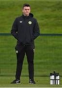21 March 2023; Kieran Crowley, FAI communications manager, during a Republic of Ireland training session at the FAI National Training Centre in Abbotstown, Dublin. Photo by Stephen McCarthy/Sportsfile