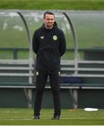 21 March 2023; Team doctor Sean Carmody during a Republic of Ireland training session at the FAI National Training Centre in Abbotstown, Dublin. Photo by Stephen McCarthy/Sportsfile